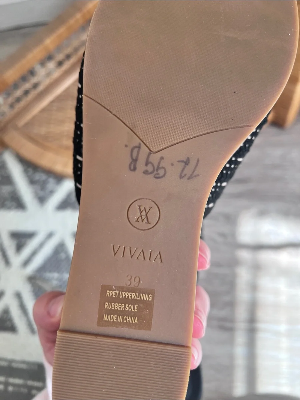 Vivaia Stacey‎ wedge sandals